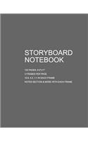 Storyboard Notebook: 120 Pages, 8.5x11
