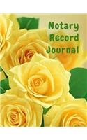Notary Record Journal