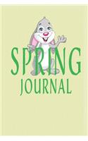 Spring Journal: Blank Lined Journal