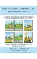 Puzzles Arbeitsblätter für den Kindergarten (Ordnungskonzepte