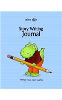 Story Writing Journal: Blank Writer's Story Books with Lines for Authors, Students and Kids 8x10 Inches,170 Pages