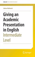 Giving an Academic Presentation in English