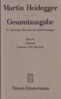 Martin Heidegger, Gesamtausgabe. IV. Abteilung