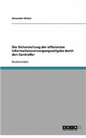 Die Sicherstellung der effizienten Informationsversorgungsaufgabe durch den Controller