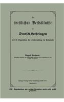 Die forstlichen Verhältnisse von Deutsch-Lothringen und die Organisation der Forstverwaltung im Reichslande