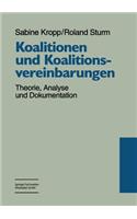 Koalitionen Und Koalitionsvereinbarungen