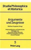 Argumente Und Zeugnisse