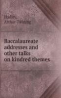 Baccalaureate addresses