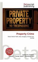 Property Crime: (English)