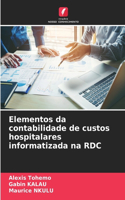Elementos da contabilidade de custos hospitalares informatizada na RDC