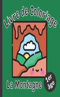 Livre de Coloriage La Montagne 1er âge