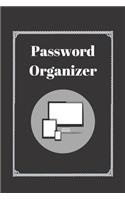 Password Organizer with tabs, logbook