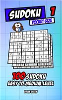 Sudoku pocket size 1: 100 sudoku easy to medium level(1 Brain Games Club)