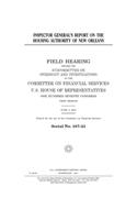 Inspector General's report on the Housing Authority of New Orleans