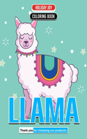 Llama Coloring Book Lover Expedition with Adorable Alpacas