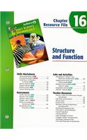 Indiana Holt Science & Technology Chapter 16 Resource File: Structure and Function: Grade 6