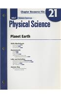 Holt Science Spectrum Physical Science Chapter 21 Resource File: Planet Earth