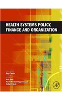 Health Systems Policy, Finance, and Organization