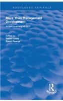 More Than Management Development
