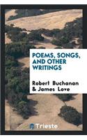 Poems, Songs, and Other Writings