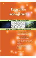 Reputation management A Complete Guide - 2019 Edition