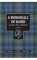 Memoriall of Baird