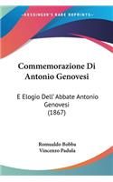 Commemorazione Di Antonio Genovesi