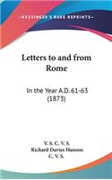 Letters to and from Rome