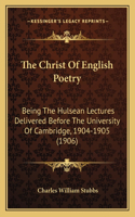 The Christ Of English Poetry