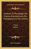 Anatomie Et Physiologie Des Organes Reproducteurs Des Champignons Et Des Lichens