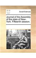 Journal of the Assembly of the State of New-York. Fifteenth Session.: (English)
