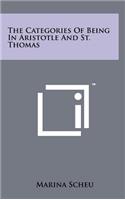Categories Of Being In Aristotle And St. Thomas