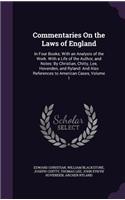 Commentaries On the Laws of England