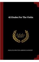 42 Etudes For The Violin
