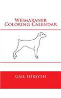 Weimaraner Coloring Calendar