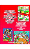 I Love Hundertwasser Coloring Book in Japanese Inspired by the Fantastic Art Style of Friedensreich Hundertwasser Original Drawings by Surrealist Artist Grace Divine