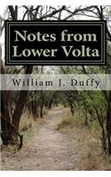 Notes from Lower Volta