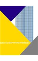 Semi Log Graph Paper Workbook: 1 Decade By 30 Divisions
