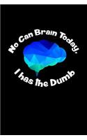 No Can Brain Today, I has the Dumb