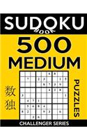 Sudoku Book 500 Medium Puzzles