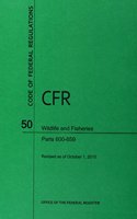 Code of Federal Regulations Title 50, Wildlife and Fisheries, Parts 600-659, 2015