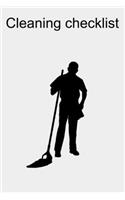 Cleaning checklist