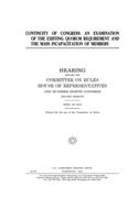 Continuity of Congress
