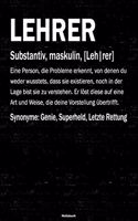 Lehrer Notizbuch