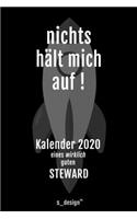 Kalender 2020 für Stewards / Steward / Flugbegleiter / Flugbegleiterin