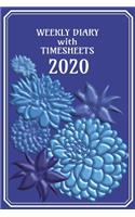 Weekly Diary with TimeSheets 2020