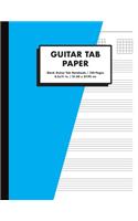 Guitar Tab Paper