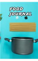 Food Journal: Food Journal/Food Diary/Diet Journal Notebook, exercise daily,110 Pages - 6" x 9", Glossy cover.(6 Food)