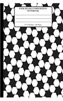Wide Ruled Composition Notebook 6