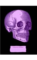 Purple Skull Composition Notebook